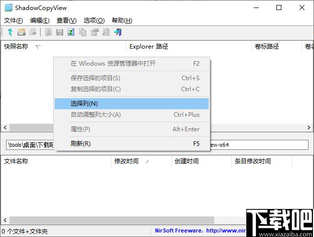 ShadowCopyView下载,数据备份,文件浏览